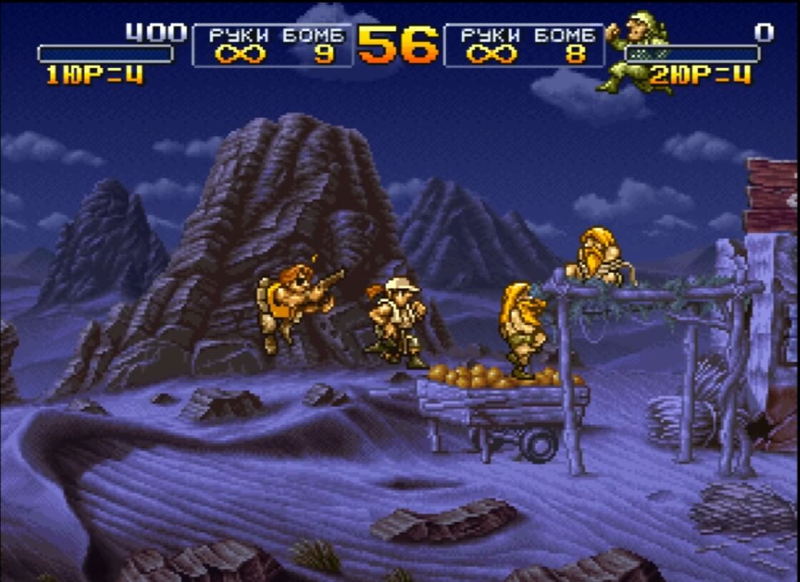 Metal Slug X - геймплей игры на PlayStation